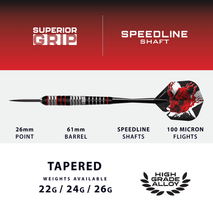 Harrows Ryan Searle Heavy Metal Stainless Steel Dart