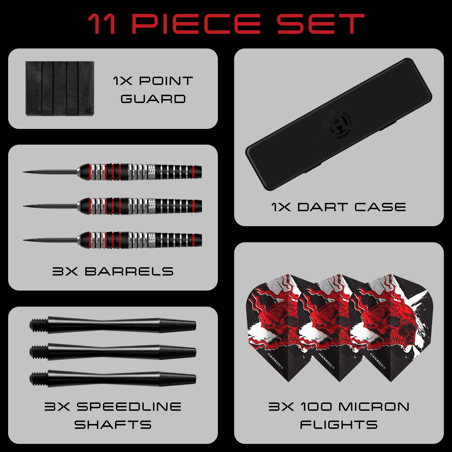 Harrows Ryan Searle Heavy Metal Stainless Steel Dart