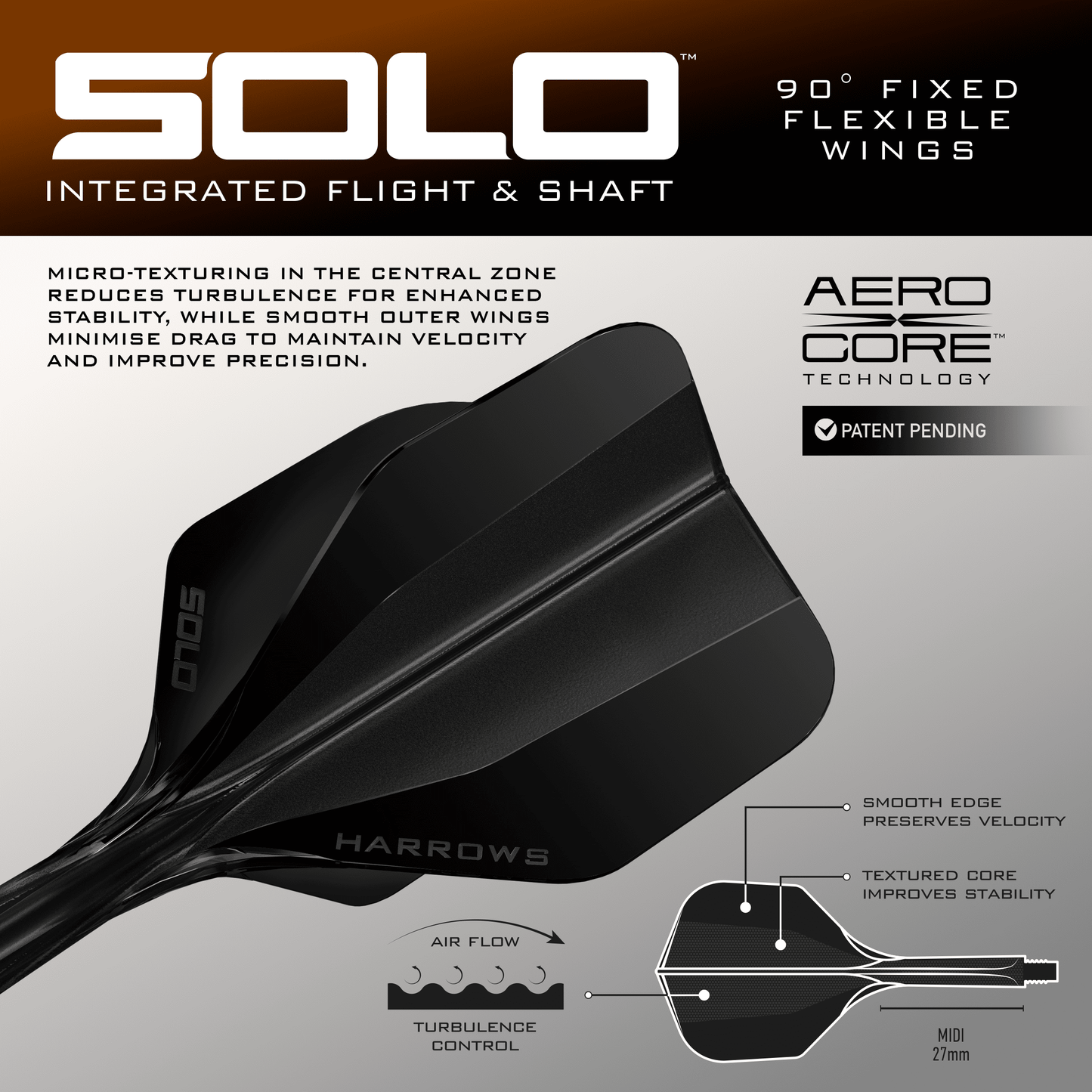 Harrows Wolfram Trinity 97% Quick Point Darts