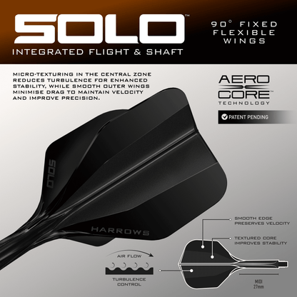 Harrows Wolfram Trinity 97% Quick Point Darts