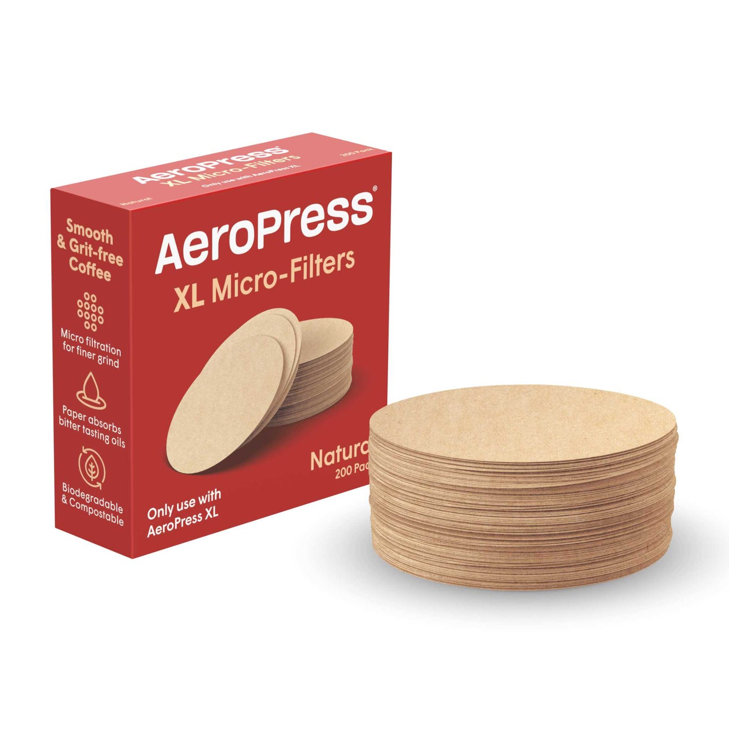 AeroPress® Natural Paper Micro-Filters - XL