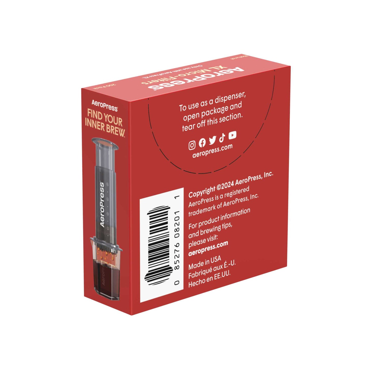 AeroPress® Natural Paper Micro-Filters - XL