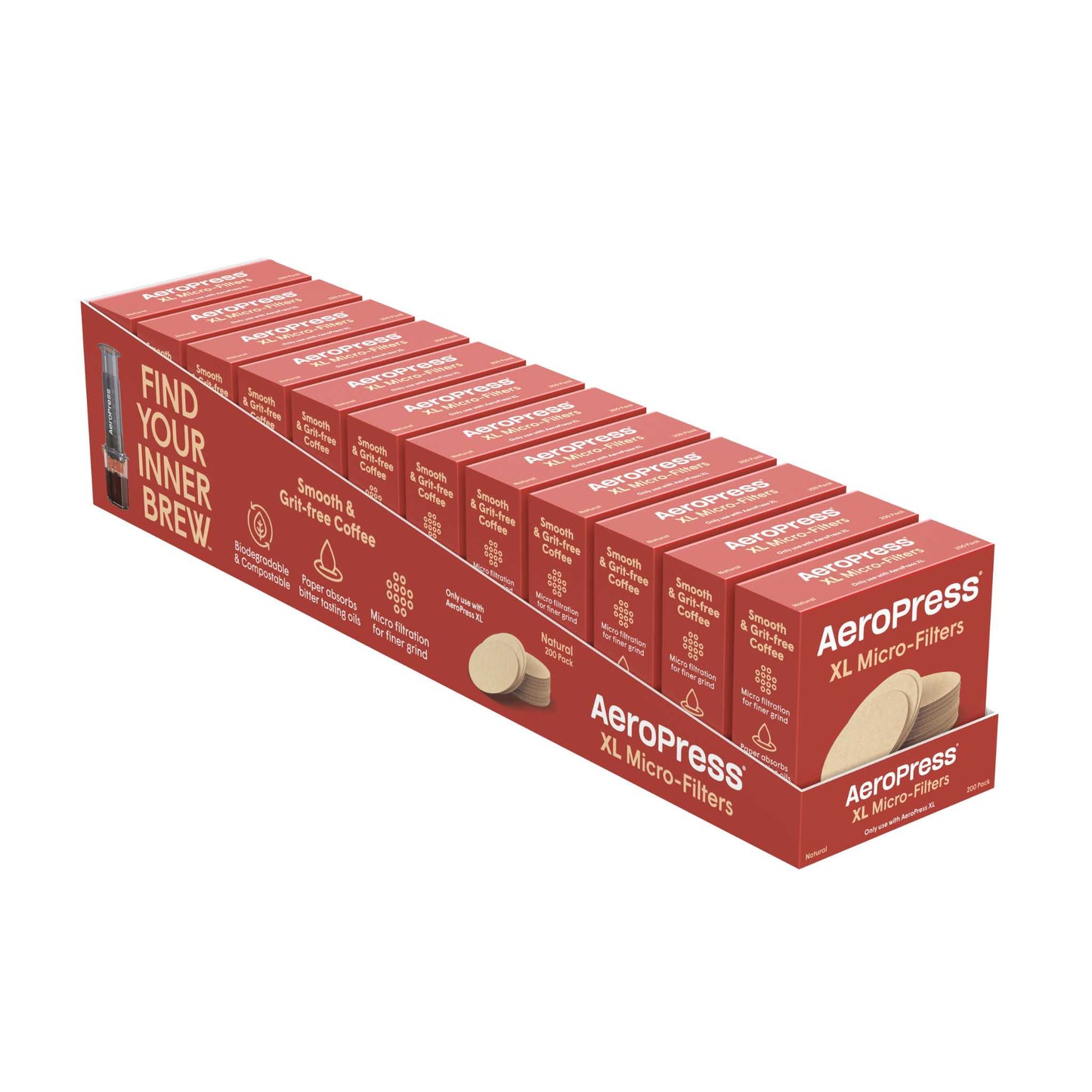 AeroPress® Natural Paper Micro-Filters - XL