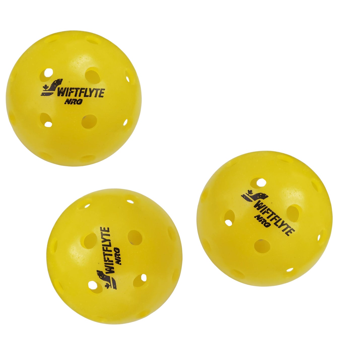 Swiftflyte™ NRG Multi-Surface Pickleballs, 3 Pack, Yellow