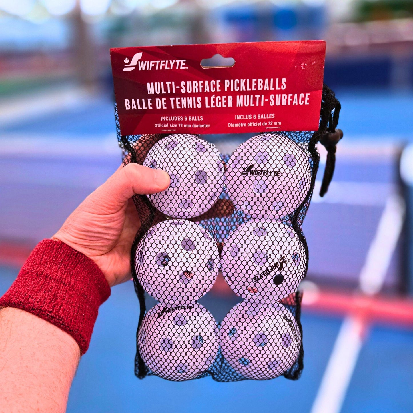 Swiftflyte™ Multi-Surface Pickleballs, 6 Pack