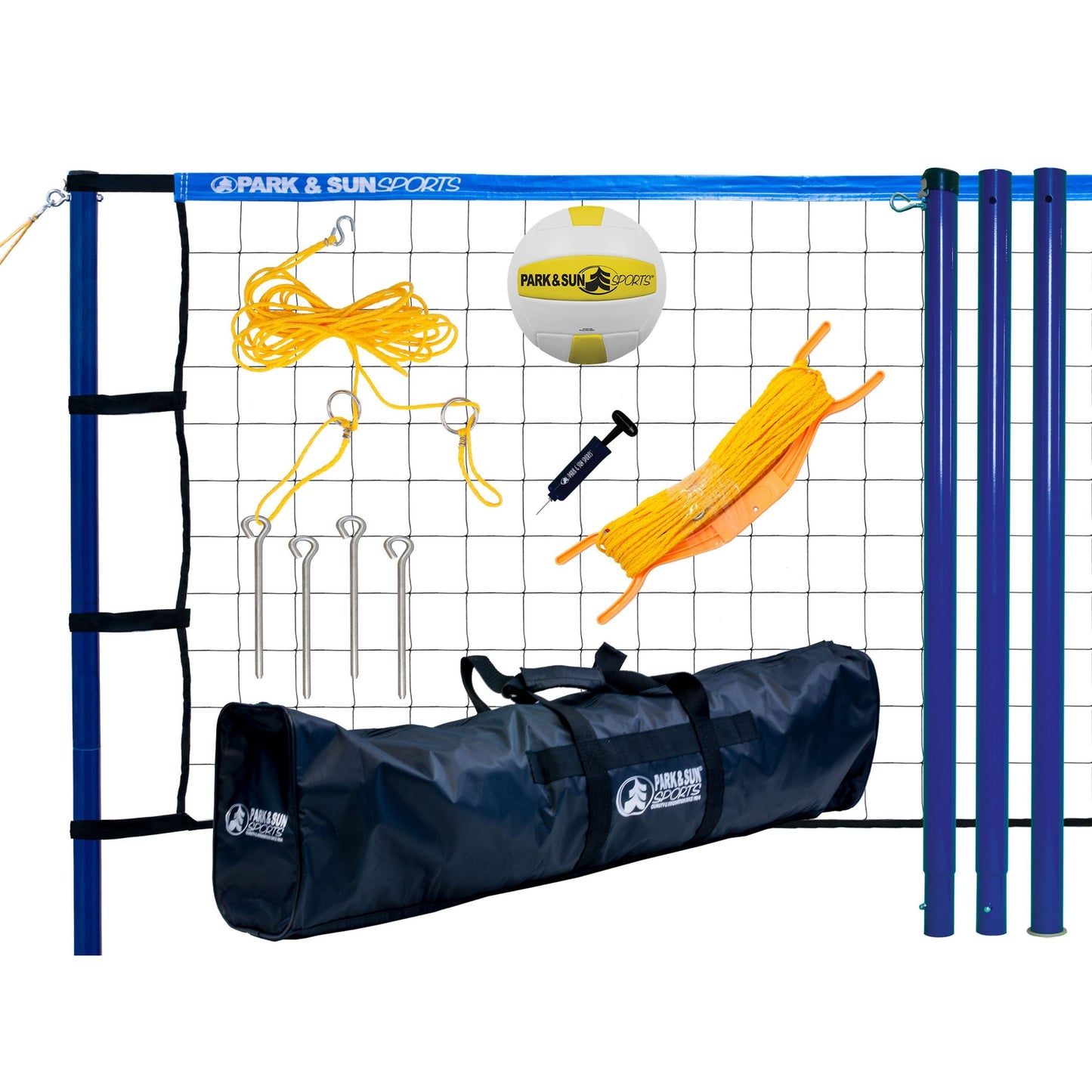 Park & Sun Sports® Spiker Sport Steel Outdoor Volleyball Net System