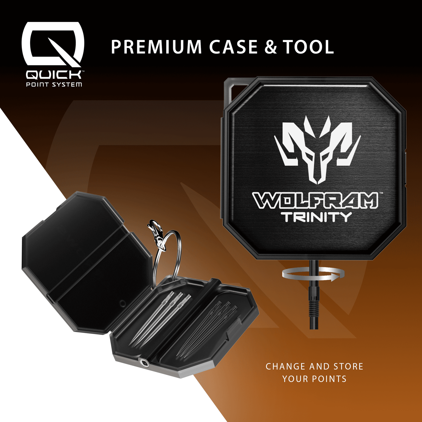 Harrows Wolfram Trinity 97% Quick Point Darts