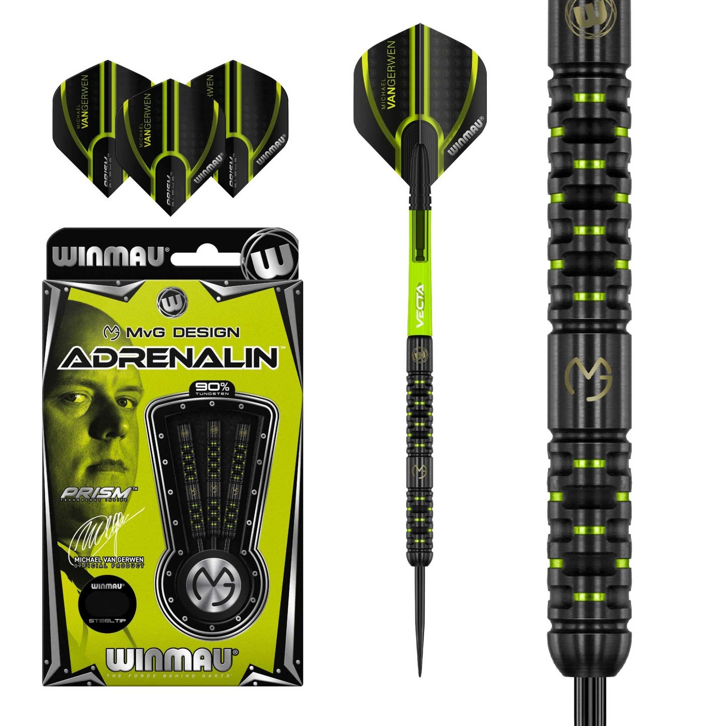 Winmau® 90 MvG Adrenalin Darts