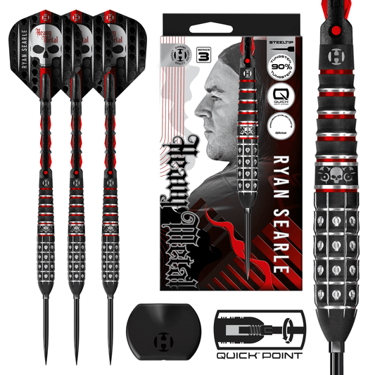 Harrows Ryan Searle 90% Tungsten Series 3 Quick Point Darts