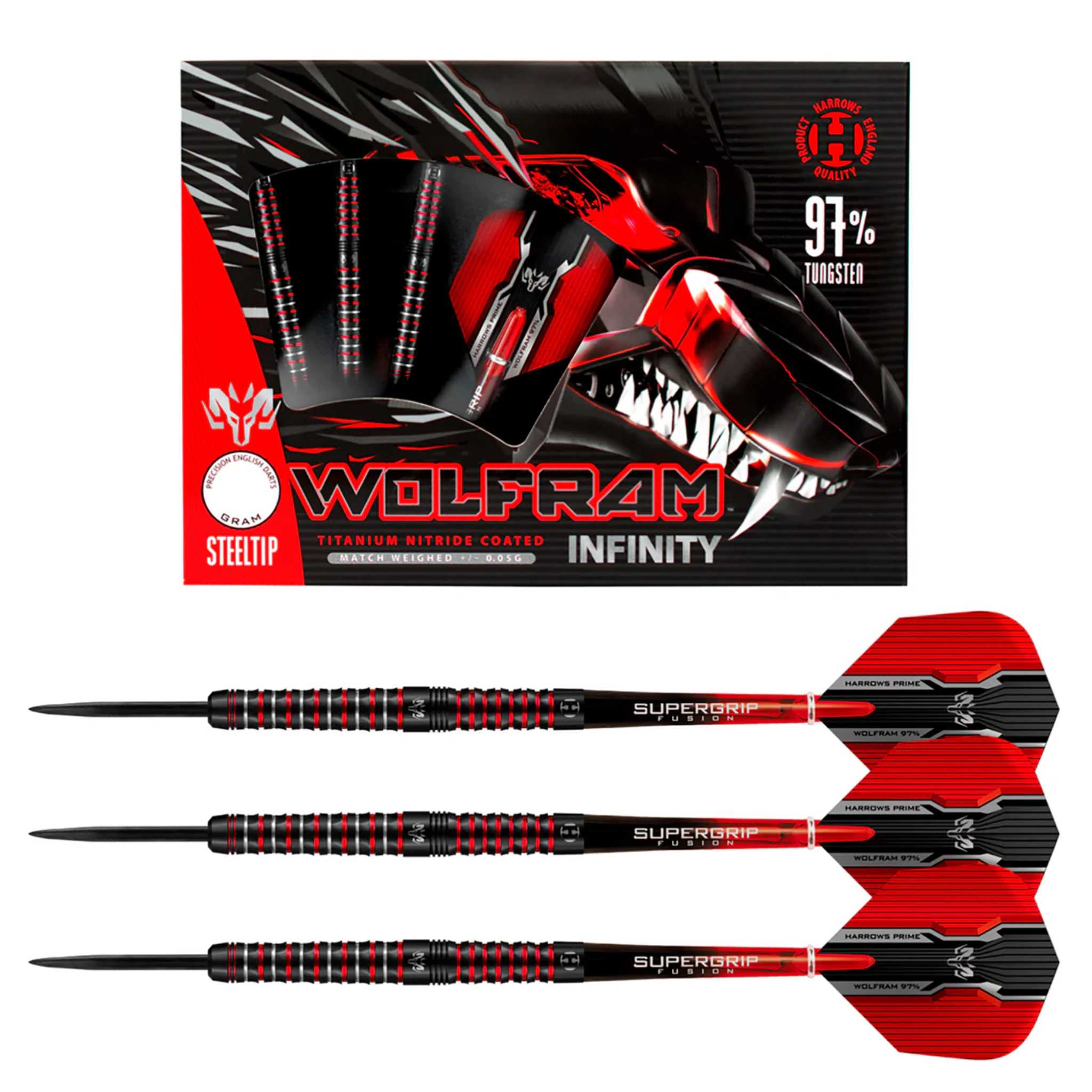 Harrows Wolfram Infinity 97% Tungsten Darts – BY Group Ltd.