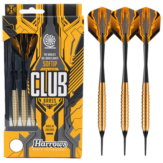 Harrows Club Brass Soft Tip Darts
