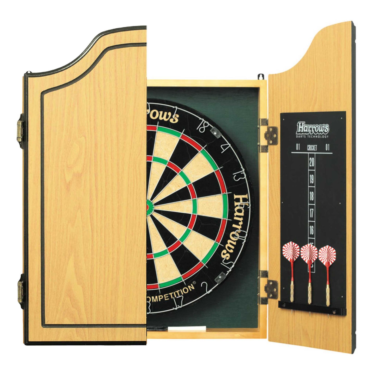 Harrows Pro's Choice Complete Cabinet, Dartboard and Darts Set