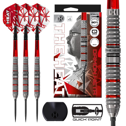 Harrows Damon Heta Series 4 90% Tungsten Quick Point Darts