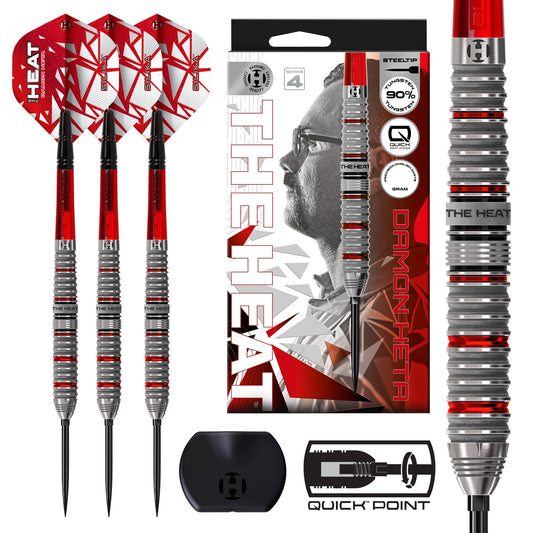 Harrows Damon Heta Series 4 90% Tungsten Quick Point Darts