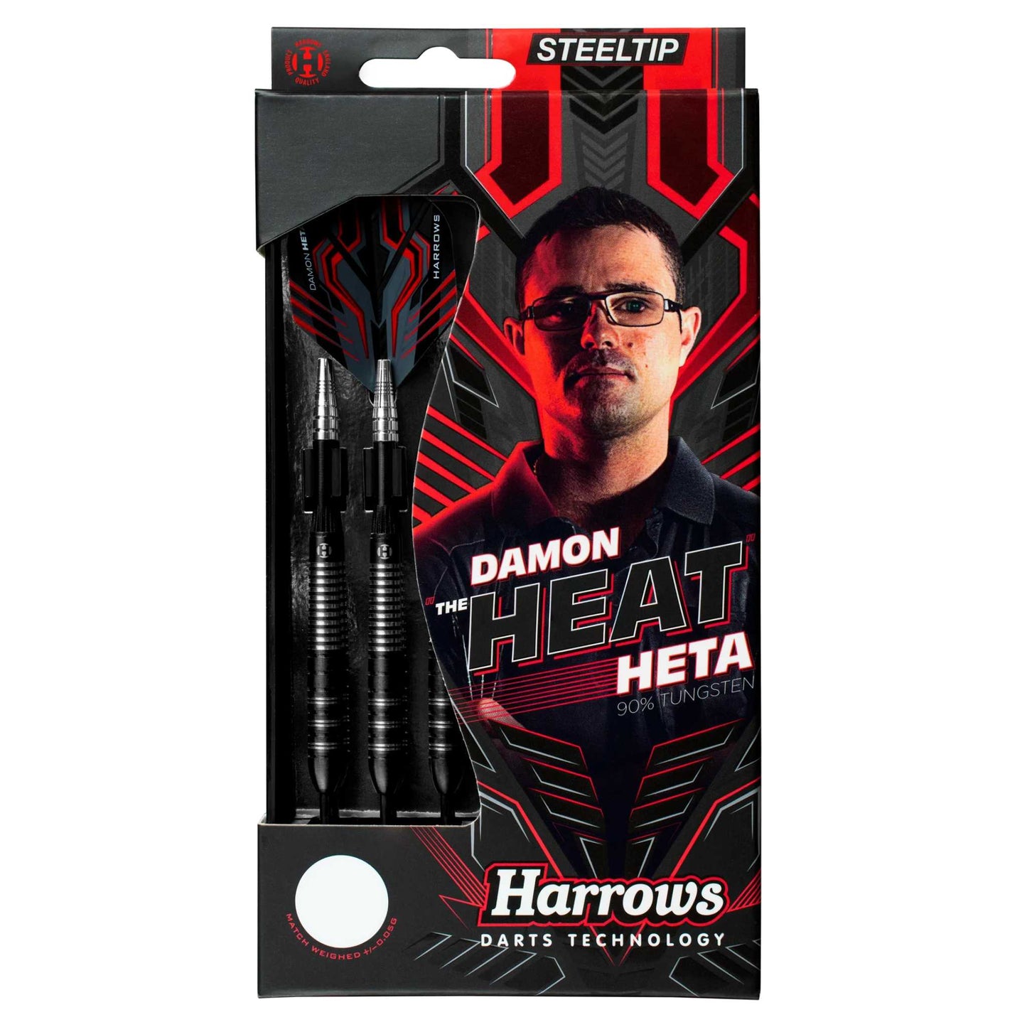 Harrows 90% Damon Heta Darts