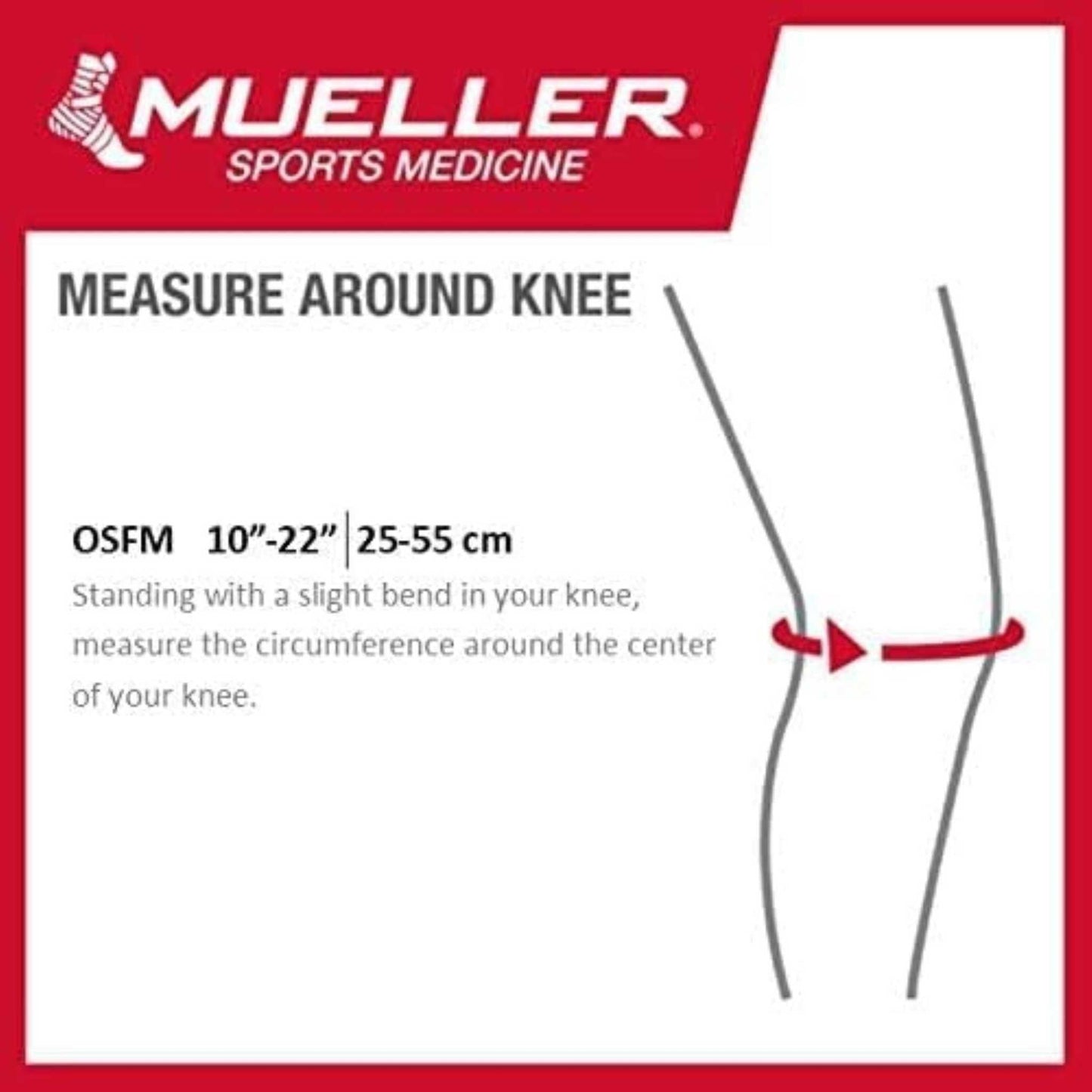 Mueller® Jumper's Knee Strap, Unisex, One Size Fits Most - Black