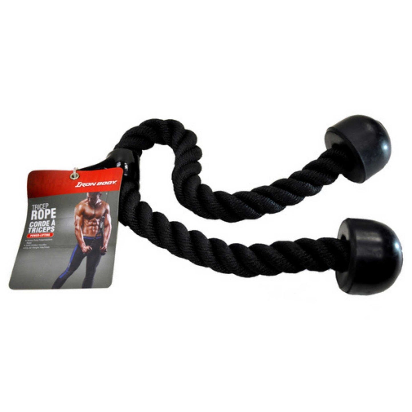 Tricep Rope, Weightlifting Accessory for Cable Pulley Machines