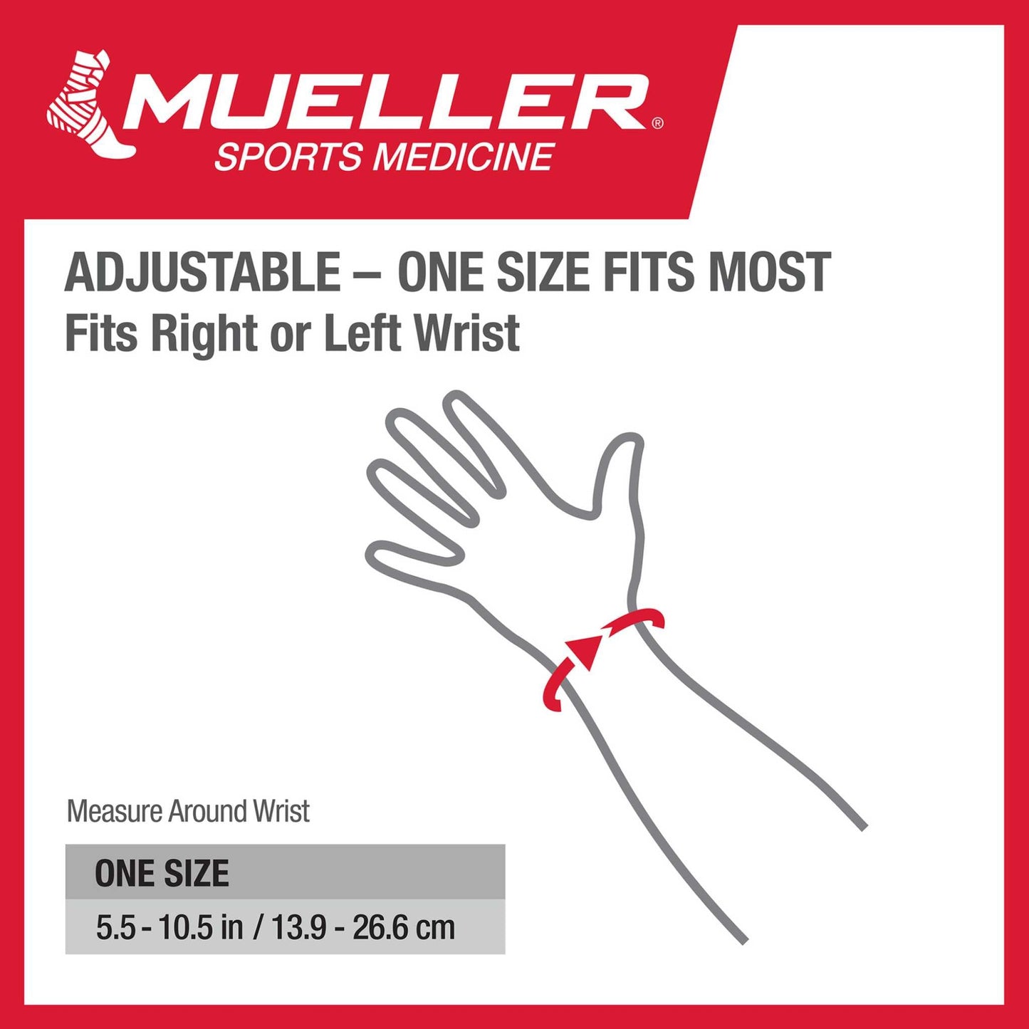 Mueller® Reversible Thumb Stabilizer, Unisex, One Size Fits Most - Black