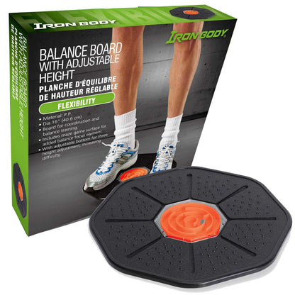 Balance Board, Adjustable Height, Includes Maze Game