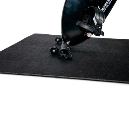 IBF Heavy-Duty Floor Mat for Exercise Bikes & Cardio Equipment, Black, 4’ x 3’