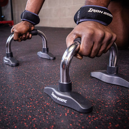 Chrome-Plated Push-Up Bars, Non-Slip
