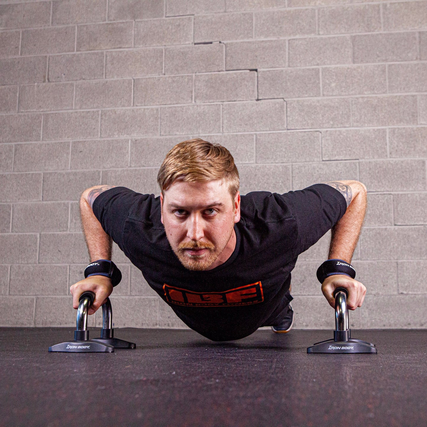 Chrome-Plated Push-Up Bars, Non-Slip