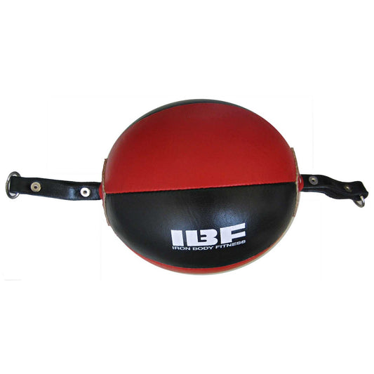 IBF Double-End Leather Speed Bag for Boxing, MMA & Muay Thai Training
