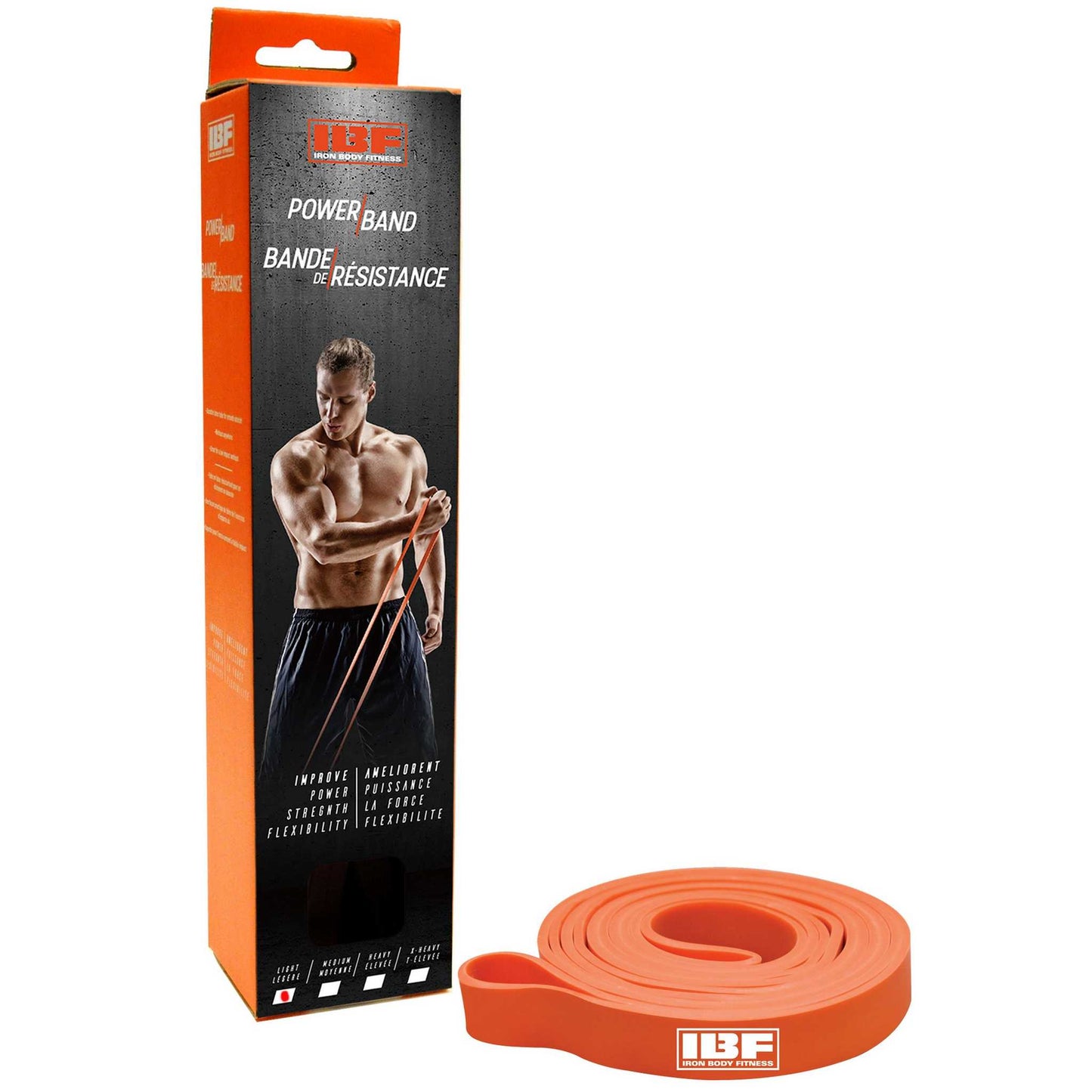 IBF Power Bands, Available in Light, Medium, Heavy & X-Heavy Resistance