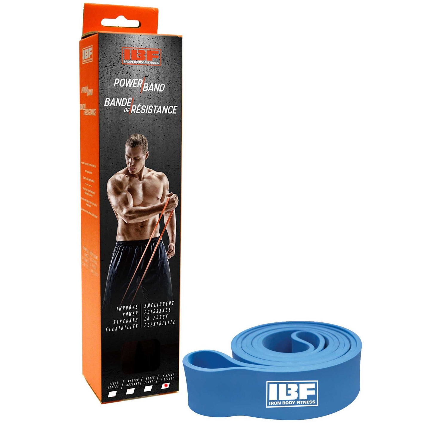 IBF Power Bands, Available in Light, Medium, Heavy & X-Heavy Resistance