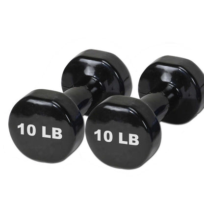 Vinyl-Coated Dumbbells, Sold in Pairs, 2 – 12 lbs.