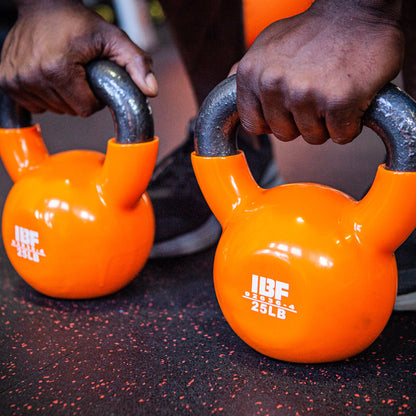 Kettlebells, Vinyl-Dipped, 5 – 40 lbs.